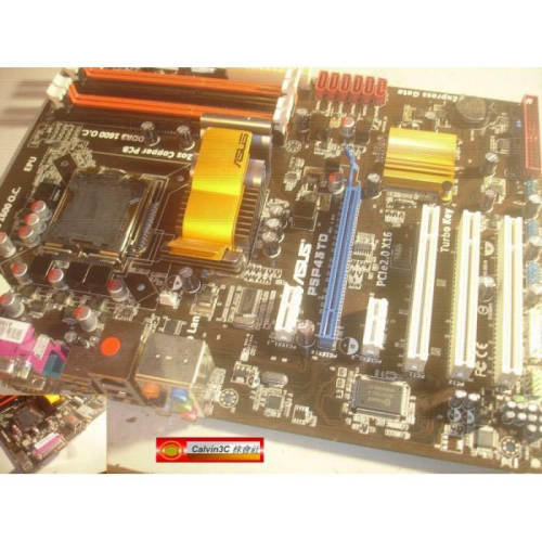華碩ASUS P5P43TD 775腳位 Intel P43晶片 4組DDR3 6組SATA EPU 快速開機 光纖輸出