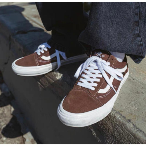 [unclev1966] 代購 Vans Skate Old Skool x NICK MICHEL 聯名 咖啡 滑板鞋