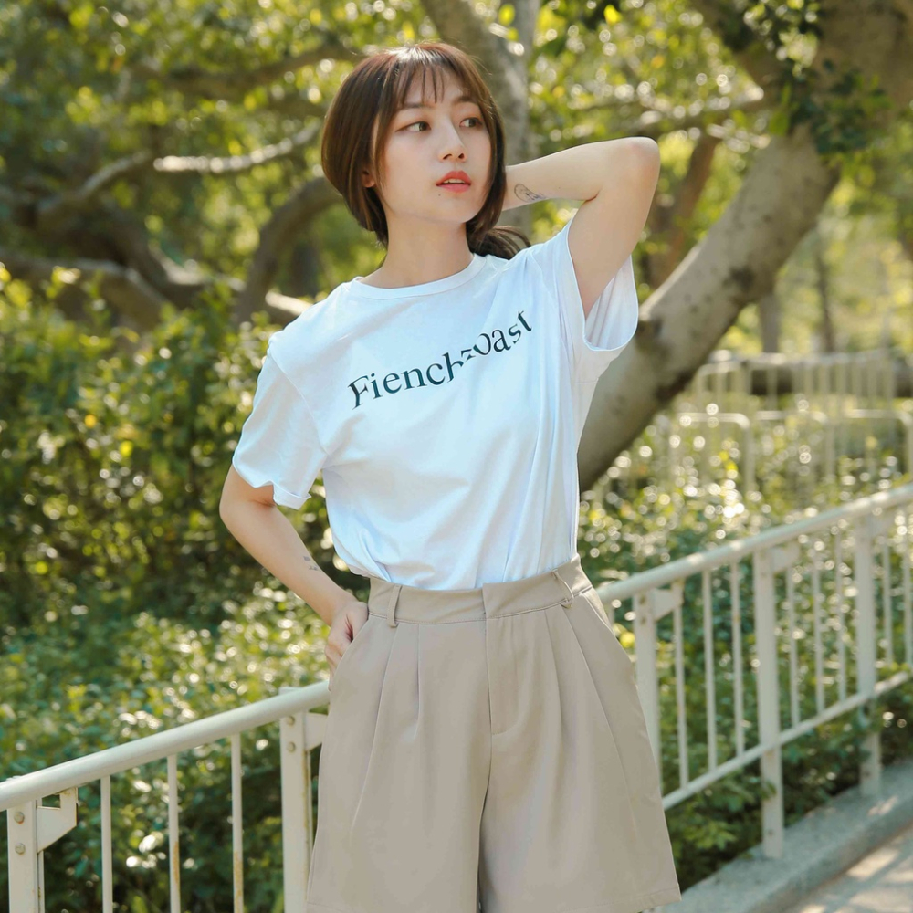 【Our Studio】FienchToast 字母Tee 白色 灰色(現貨)