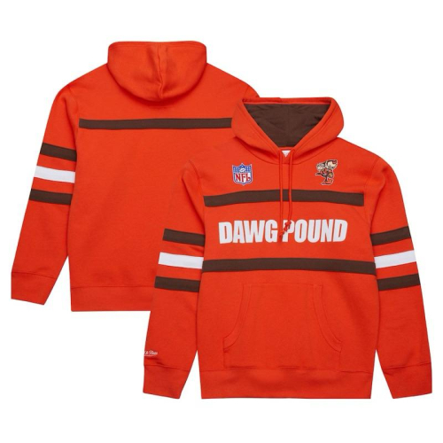 【I7】M&N克里夫蘭布朗Cleveland Browns Vintage Hoodie復古帽T SZ L
