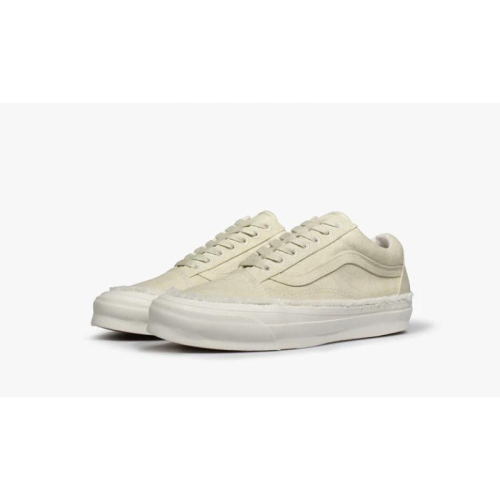 [unclev1966] 代購 Vault OG Old Skool LX Raw Edge 水洗 絨毛 米白 不修邊